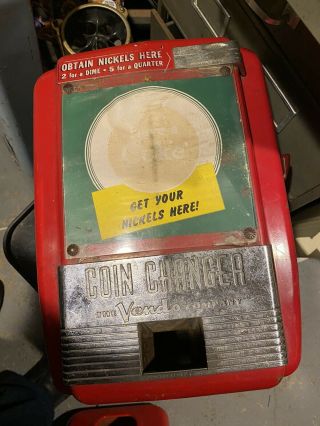 1950s Vendo Coin Changer Coke For Coca Cola Machine Slot Machine Pinball Jukebox