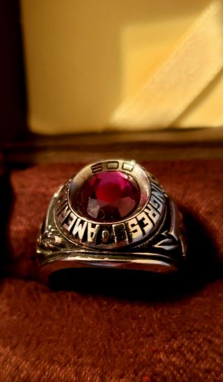 Vintage Abc 800 Series Bowling Ring From 1980 Size 10 - 10.  5.