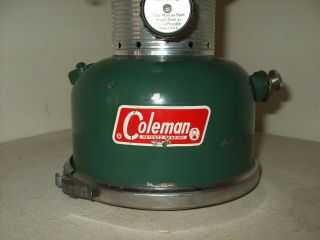 Vintage Green Coleman Lantern Model 228 F 1970 With accessory safe 2