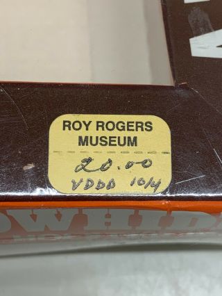Roy Rogers Museum Toy Cap Pistol Set NIB Colt Six Shooter Replicas with Holster 3