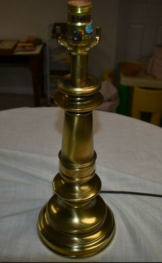 Mid Century Vintage Stiffel Brass Table Lamp 2