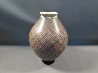 Mata Ortiz Mexican Pottery Vase Signed Humberto Ponce