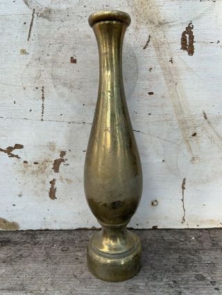 Vintage Solid Brass Lamp Column Spacer Art Deco Light Project Parts Restore