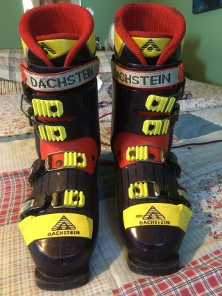 Vintage Dachstein Men’s Ski Boots Size 10 Dark Purple
