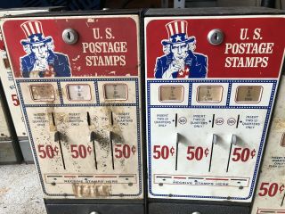 Vintage Postage Stamp Machine Uncle Sam