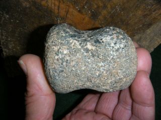 3/4 Grooved Granite War Club/hammerstone – Council Bluffs Iowa – Missouri River