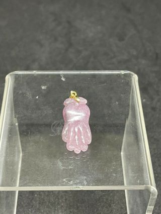 Chinese Antique/vintage Nature Pink Tourmaline Carving