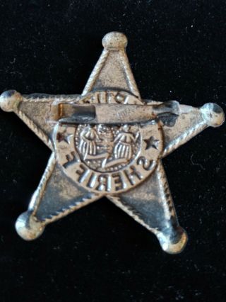 Vintage 50 ' s - 60 ' s DEPUTY SHERIFF 3 - 1/4 