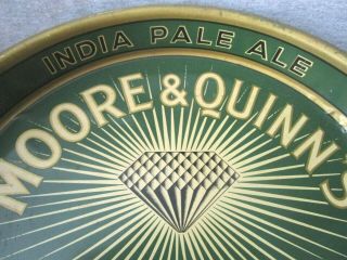 Moore & Quinn ' s Diamond Ale Tray Moore & Quinn Inc Syracuse NY 1930 ' s RARE 2
