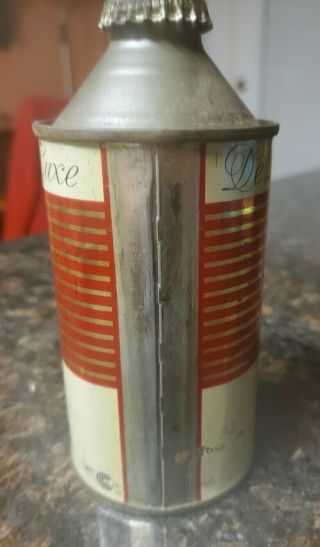 Old Shay Deluxe Cone Top Beer Can /Cap 3