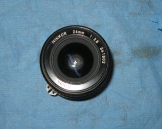Vintage Nikkor 24mm F2.  8 Wide Angle Lens
