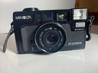Vintage Minolta Hi - Matic Af2 - M Point & Shoot 35mm Film Photo Camera -