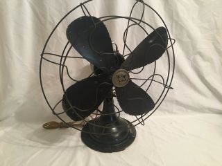 Vintage Robbins & Myers 18 Inch Oscillating Electric Fan,  Circa 1935