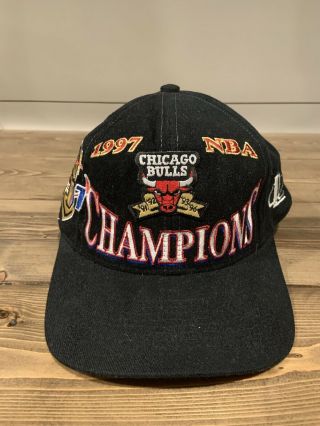 96 - 97 Vintage Chicago Bulls World Champions Hat