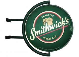 Smithwicks Rotating Light Globe Real Distribution Sign -
