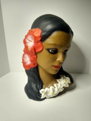 " Vintage " (lego) Hawaiian\polynesian Woman Head\bust