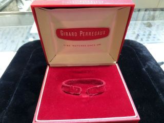 Vintage Girard Perregaux Red Watch Box (no Watch)