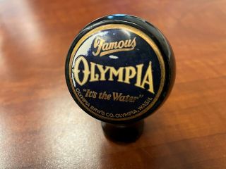 Olympia Beer Brewery Brewing Beer Ball Knob Tap Marker Handle