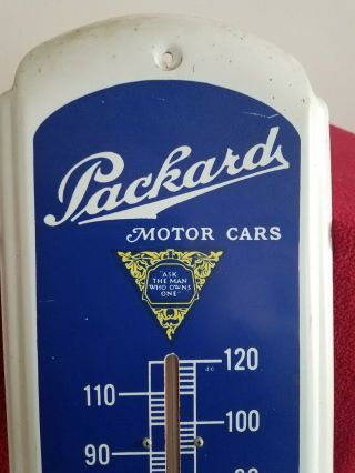 Vintage Packard Motor Cars Thermometer 27 
