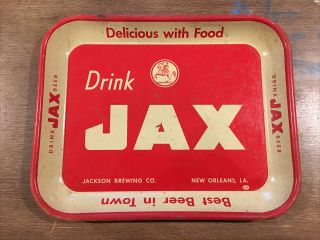 Drink Jax Beer - Metal Serving Tray