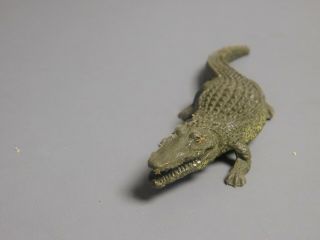 Vintage Britains Alligator - from 1960 ' s Plastic - Yellow Belly ENGLAND 2