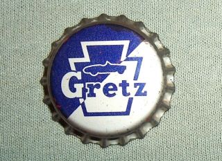 Gretz Half & Half Beer Pa Tax Cork Bottle Cap - Tough Cap - Philadelphia,  Pa.