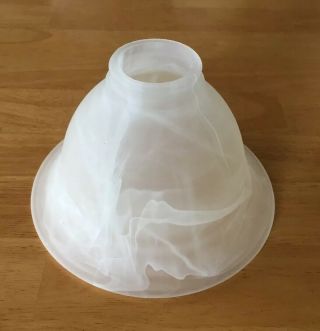(1) Vintage Art Glass Lamp Shade Bell Pendant Light 2 1/8 " Multiple Available