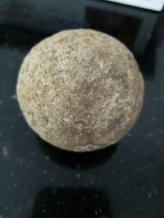 Native American Indian Game Ball Nutting Stone Tool Artifact Possession