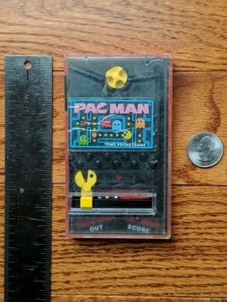 Vintage 1982 Tomy Pacman Pocket Game 7015
