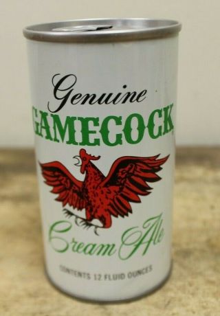 Vintage Gamecock Cream Ale Pull Tab Old Beer Can Cumberland Md