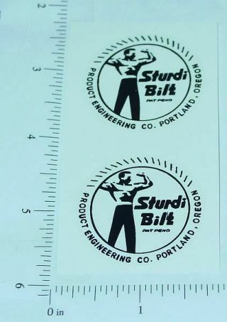 Sturdibilt Toys Round Logo Replacement Stickers Sb - 002