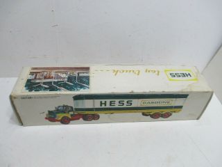 Vintage 1976 Hess Trailer Truck - Lights Work Box W/ Insert