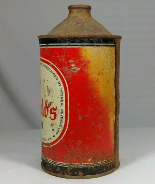 Fitzgerald ' s Pale Ale Quart Cone Top Beer Can Fitzgerald Bros.  Troy NY 209 - 12 2