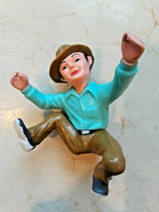 1978 Wilton Frustrated Fisherman Cake Topper Figurine Vintage Figure