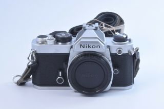 Vintage Nikon Fm 35mm Slr Film Camera Body