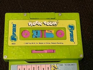 Vintage Flipsiders Rock Tour Cassette Game - Milton Bradley 1987