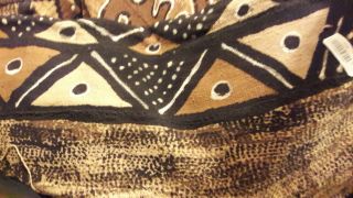 Authentic African Mud Cloth Pants Hand Made In Mali - Adjustable One Size Fits 3