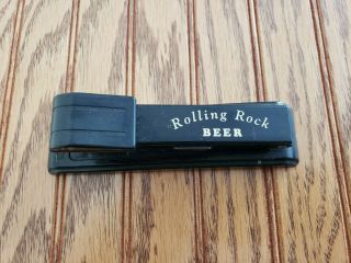 Rolling Rock Beer Vintage Premium Metal Stapler Staple Gun Bostitch Ad Desk