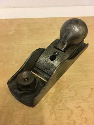 Vtg Craftsman No.  3732 Low Angle Knuckle Joint Block Plane Made By Sargent 5607