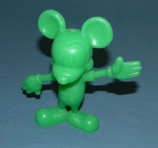 Vintage Disney Plastic Mickey Mouse Figure Toy - Marx - Ex.  Cond.  - 1970 