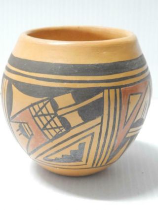 Marcella - Vintage Hopi Pueblo Indian Olla / Jar Form Pot Pottery - Old,