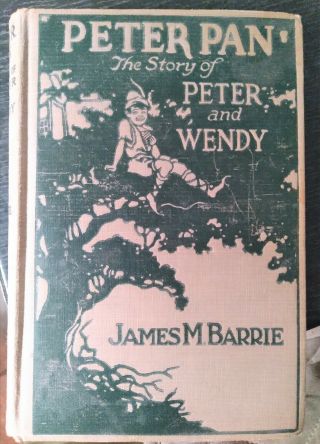 Vintage Book,  Peter Pan,  The Story Of Peter & Wendy,  James Barrie,  1st Edition