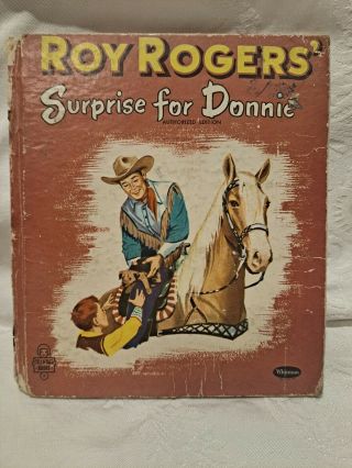 Rare Vtg 1954 Roy Rogers Trigger Horse Surprise For Donnie.  Rare