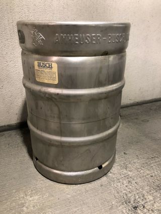 Vintage Anhueser Busch 15.  5 Gal Empty Keg
