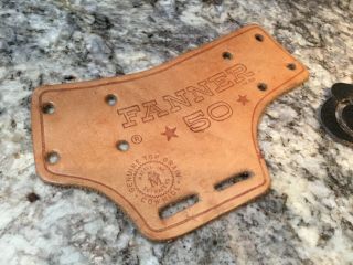 Vintage Child’s Western Leather Parts To Gun Set.