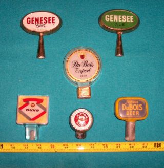 Old Beer Taps Handles " Heads "