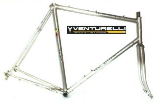 Vintage Venturelli Corso Bicycle Frameset / Race Road Bike/ Size 61 / Belgium