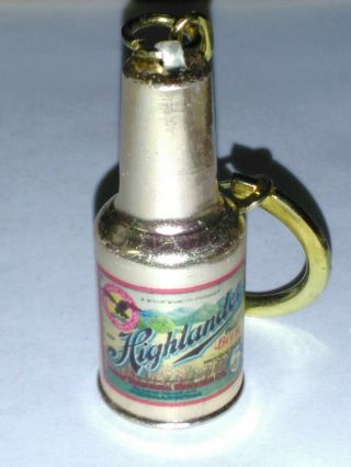 Highlander Missoula Beer Vintage Bottle Cigarette Lighter