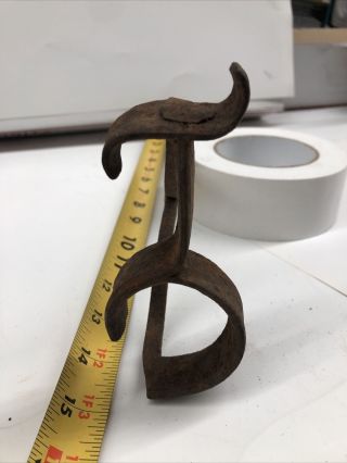 Vintage Hand Forged Branding Iron Western Cowboy Horse Cattle Rustic