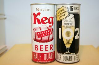 Keg Beer 16 Oz.  Ss & 102 Brew Beer Alum Flat Top From Los Angeles,  California